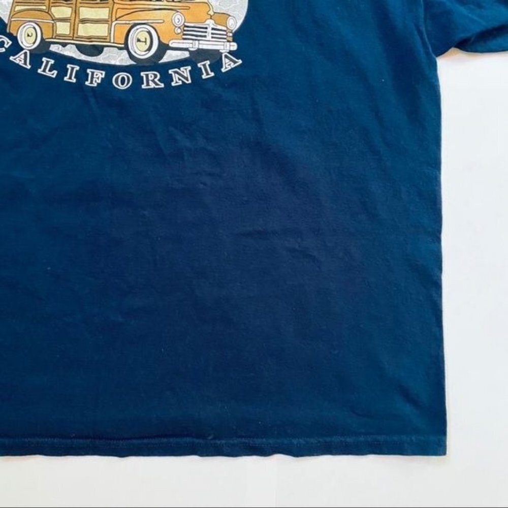 Ink Inc Woody Car San Diego Beach Surf California Blue T-Shirt Size XXL - Picture 7 of 14